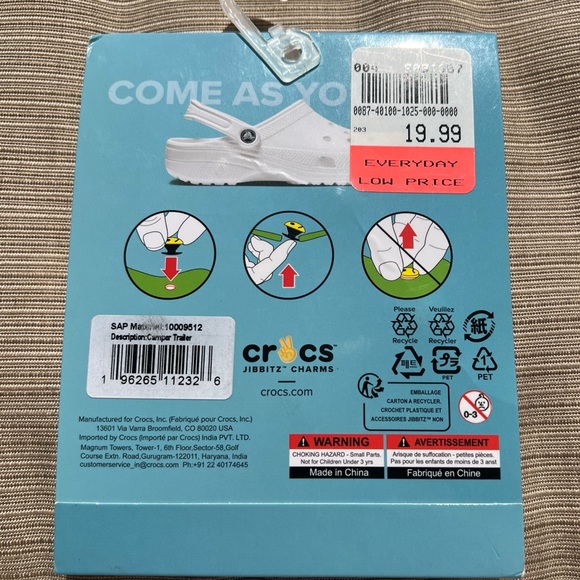 Crocs Jibbtz Camper Trailer 5 Pack New with Tags - Picture 2 of 4